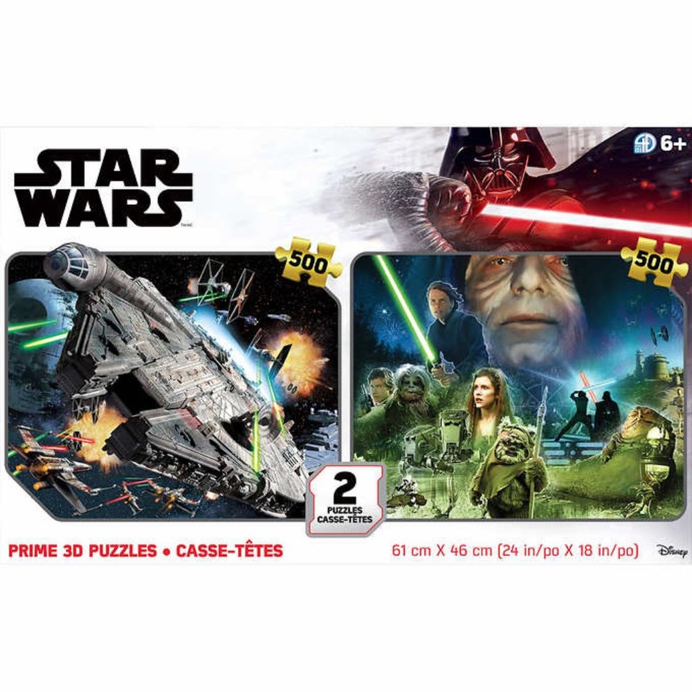 Star Wars Lenticular Puzzles – Twin Pack NIB